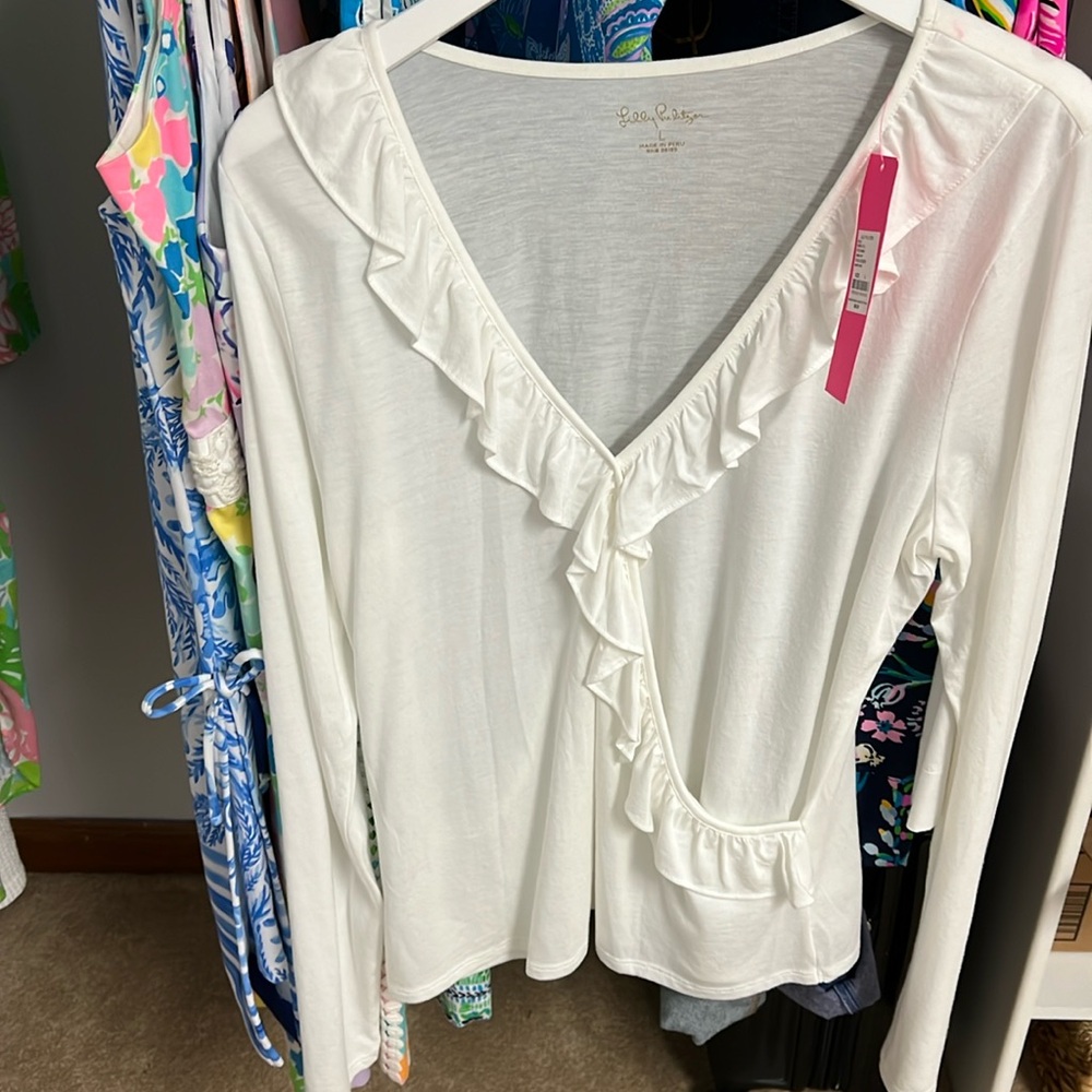 Lilly Pulitzer Cotton Top Size Large